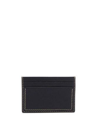 Jil Sander logo-debossed card holder - men - Calf Leather - One Size - Black
