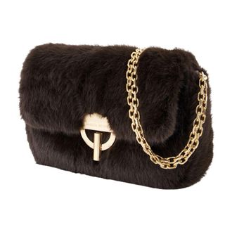 Vanessa Bruno Womens Shoulder Bag Brown Synthetic