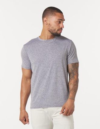 Glyder Salton 2.0 Short Sleeve in Black/white Stripe at Nordstrom, Size Xx-Large
