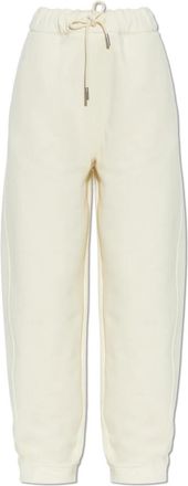 Ami Pantalones de ch&aacute;ndal de corte recto - Trousers - Mujer - Beige - 2XS