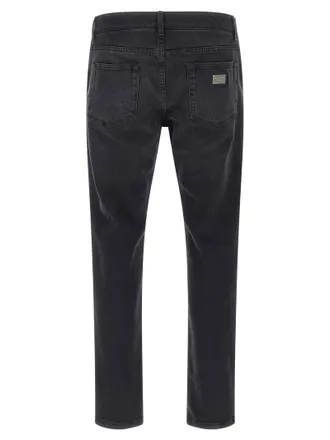 Dolce & Gabbana Stretch Denim Jeans - Black