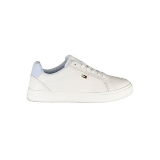 Tommy Hilfiger Witte Leren Dames Sneaker
