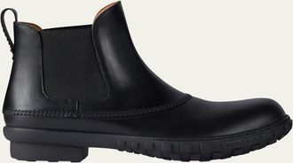 Givenchy Mens Echo Leather Chelsea Boots