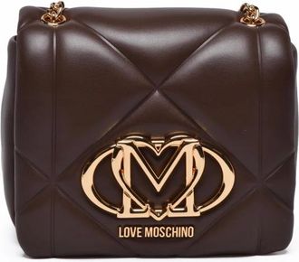 Love Moschino Tassen, Dames, Bruin, ONE Size, Tracolla Schoudertas