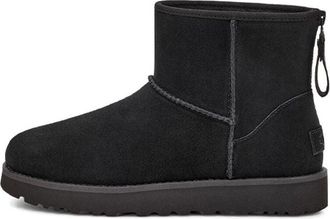 UGG (WMNS) UGG Classic Mini Logo Zip Black 1122671-BLK