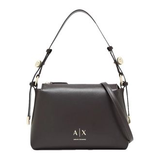 A|X Armani Exchange Tassen, Dames, Bruin, ONE Size, Leer, Schoudertas