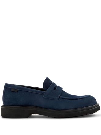 Camper Norman loafers - men - Suede/Suede/Recycled Polyester/Polyethylene vinyl acetate (PEVA) - 43 - Blue