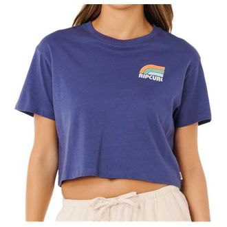 Rip Curl Surf Side Cropped Tee T-Shirt f&uuml;r Damen | blau