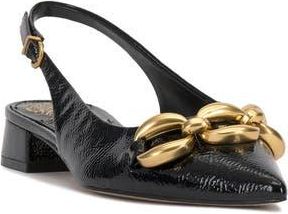 Vince Camuto Valiey Slingback Pointed Toe Flat in Black at Nordstrom Rack, Size 6.5