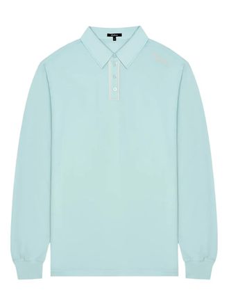 Malbon Golf x Jesper Parnevik long-sleeved polo shirt - men - Fabric - L - Blue