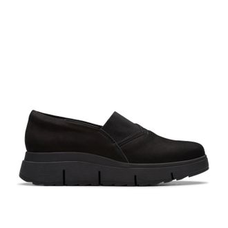 Clarks Loriini West in Black Nubuck