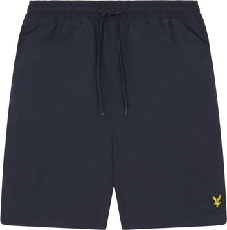 Lyle & Scott Plain Swimshorts - Heren - Strandmode - Blauw - S - Polyester - Badmode