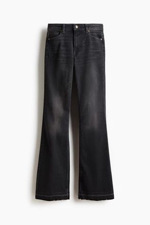 H&M Flared High Jeans in Dark Gray at Nordstrom, Size 10