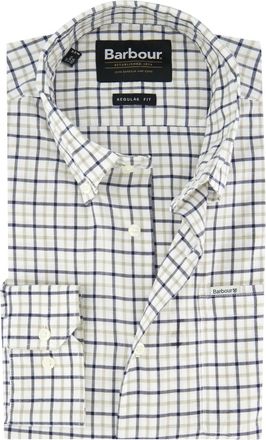 Barbour regular fit overhemd grijs