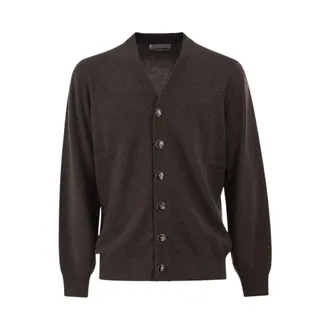 Brunello Cucinelli C&aacute;rdigan de cachemira - Knitwear - Hombre - Marr&oacute;n - 2XL
