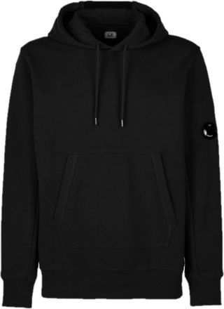 C.P. Company Felpa con cappuccio Diagonal Raised - - Sweatshirts & Hoodies - Uomo - Nero - L