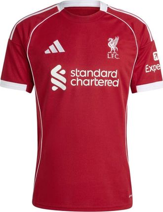 adidas Liverpool FC 25/26 Home Asia Sizing Strawberry Red JV6423