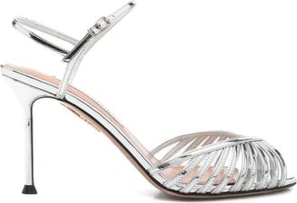 Aquazzura Donna, Scarpe, Grigio, 37 1/2 EU, new