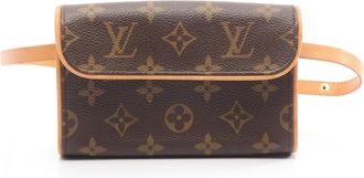 Louis Vuitton Brown Monogram Coated Canvas Leather Fanny Pack (Pre-Owned)