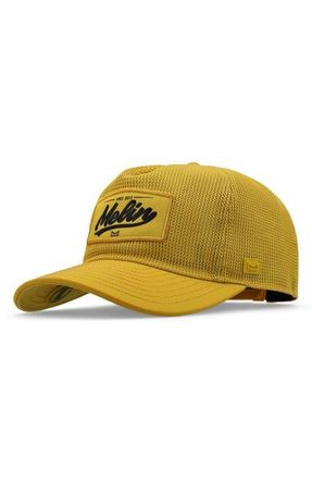 Melin Odyssey Mac Retro Hydro Unstructured Micromesh Snapback Hat in Golden at Nordstrom, Size X-Large