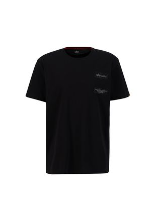 Alpha Industries T-Shirt ALPHA INDUSTRIES Patch T-Shirt LF, Herren, Gr. XXL, schwarz, Obermaterial: 100% Baumwolle, Shirts T-Shirt
