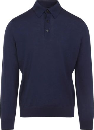 Ermenegildo Zegna Polo a maniche lunghe - Blu