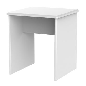 Welcome Furniture Cairo Ready Assembled Lamp Table - White - Welcome Furniture | TJ Hughes