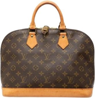 Louis Vuitton Pre-owned Handbags, female, Brown, Size: ONE SIZE Pre-owned Vintage Canvas Handbag