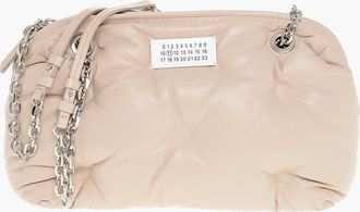 Maison Margiela MM11 Quilted Leather Shoulder Bag GLAM SLAM with Chain Handles Maison Margiela