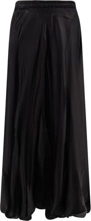 Mes Demoiselles... Calista Rok - Dames - Maxi Rokken - Zwart - M - Satijn - Rokken