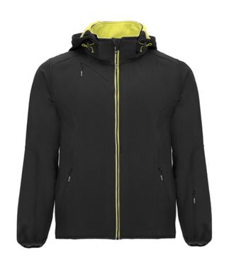 Roly Softshell De 2 Capas De Corte Deportivo Con Forro Micropolar Siberia Roly Xl Negro