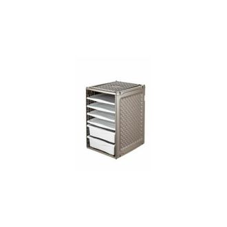 OEM Cajonera Interior Para Armarios De Pl&aacute;stico, Gris T&oacute;rtola