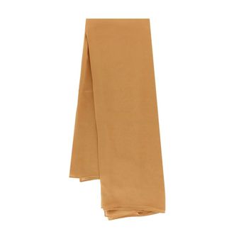 Max Mara Silky Scarves, female, Brown, Size: ONE SIZE Mxastarna Silk Scarf