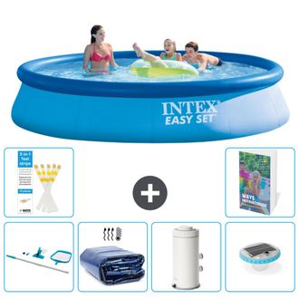 Intex Piscina Easy Set Redonda - 396x84 Cm - 7-piezas S131