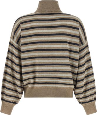 Brunello Cucinelli Womens Multicolor Virgin Wool Cardigan Clothing