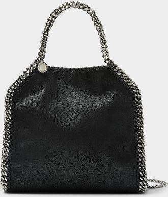 Stella McCartney Womens Mini Falabella faux-leather chain handbag