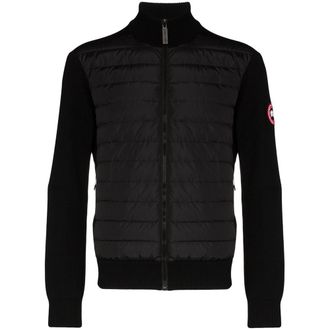 Canada Goose Hybridge Wool-panelled Padded Jacket