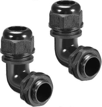 OEM Prensaestopas Impermeable 90 Para Cables Con Un Di&aacute;metro De 9 A 14 Mm (2 Unidades)