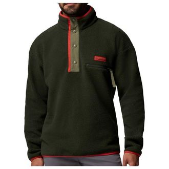 Columbia Helvetia II Half Snap Fleece Fleecepullover f&uuml;r Herren | oliv/schwarz