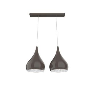 Lumicom Calice L&aacute;mpara De Techo Lineal X2 Bicolor Brillo