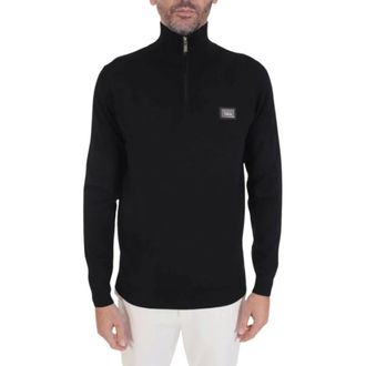 Karl Lagerfeld Heren, Truien, Zwart, Maat: M Wol