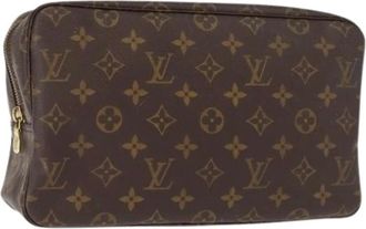 Louis Vuitton Pre-owned Clutches, female, Brown, Size: ONE SIZE Pre-owned Vintage Canvas Clutch