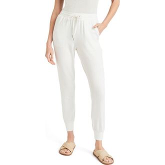 Splendid Supersoft Joggers in White at Nordstrom, Size Medium