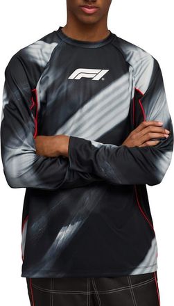 Puma F1 Lifestyle Racing Shirt in Puma Black at Nordstrom, Size Xx-Large