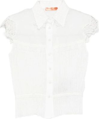 Ermanno Scervino Lace-trim Blouse