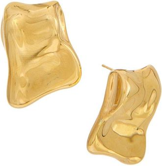 Oscar De La Renta Oscar De La Renta Smooth Metal Earrings