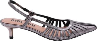 Bibi Lou Corning Slingback Pump - Dames - Pumps - Grijs - 37 EU - Schoenen