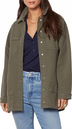 Good American Utility Jacket In Fern