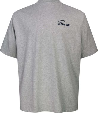 Siksilk T-Shirt SIKSILK Siksilk T-Shirt Script, Herren, Gr. XL, grau, Obermaterial: 100% Baumwolle CO., Shirts T-Shirt