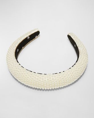 Lele Sadoughi Alice All-Over Pearly Headband